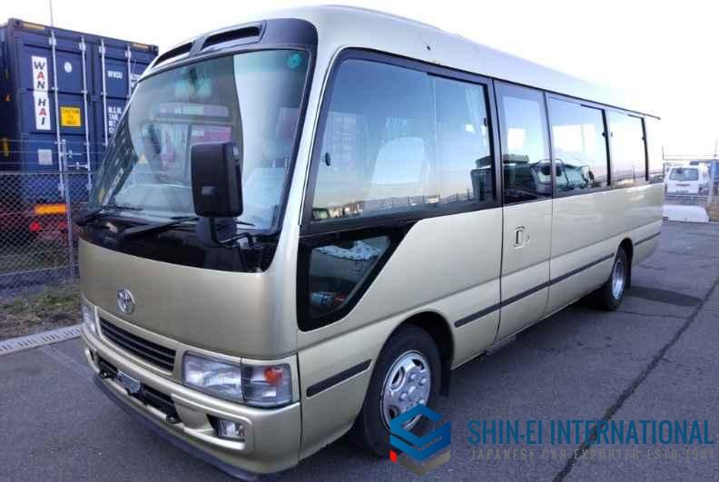 YK 14103 Japan Used Toyota Coaster on sale Shin Ei